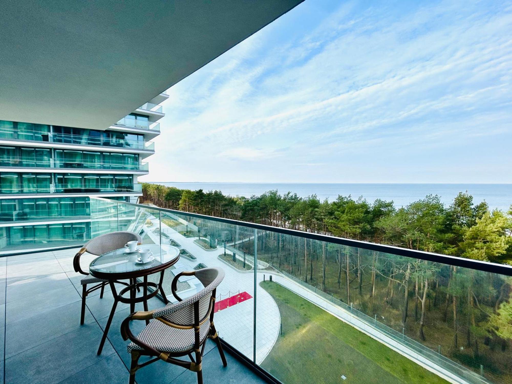 Wave - Aurum II Apartment - Front Sea View Miedzyzdroje Exterior foto